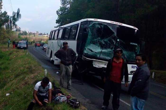 Choque autobus