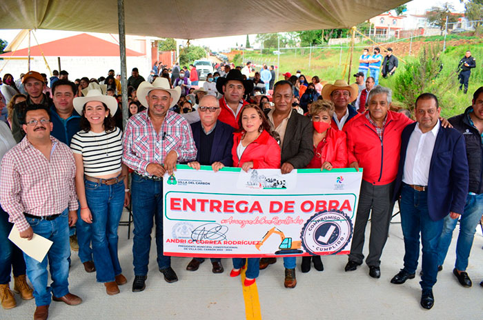 entrega obras villa del carbon