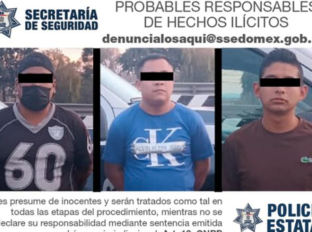 Asaltaban con violencia comercios en San Mateo Atenco; fue detenida la banda