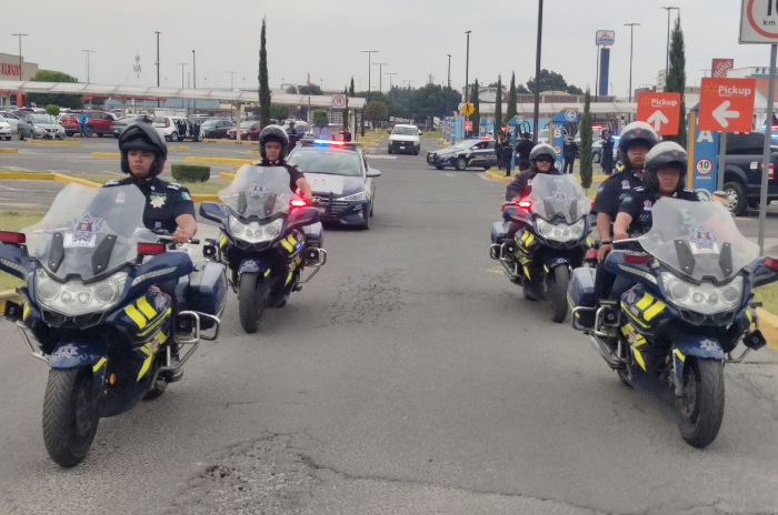 Motos operativo seguridad Toluca