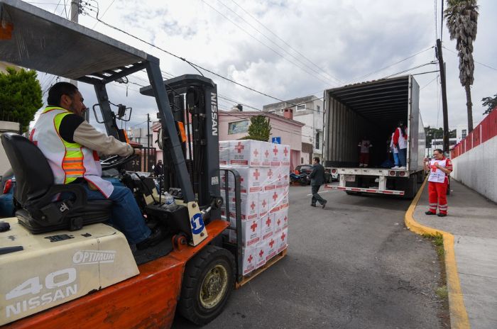 Cruz Roja Toluca apoyo Acapulco Otis