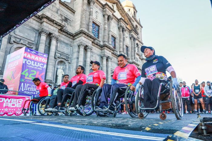 Maratón alfeñique silla de ruedas 