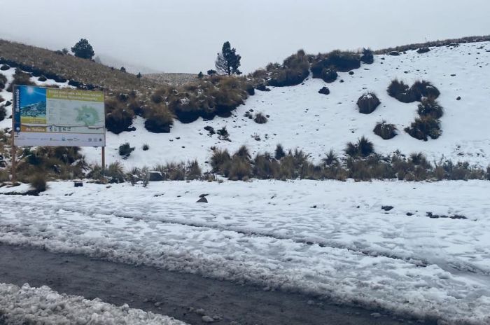 Nieve en el Nevado de Toluca