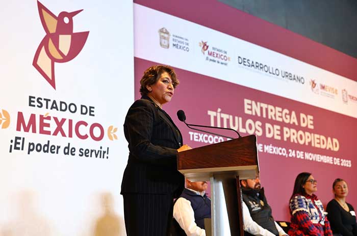 delfina gomez titulos propiedad