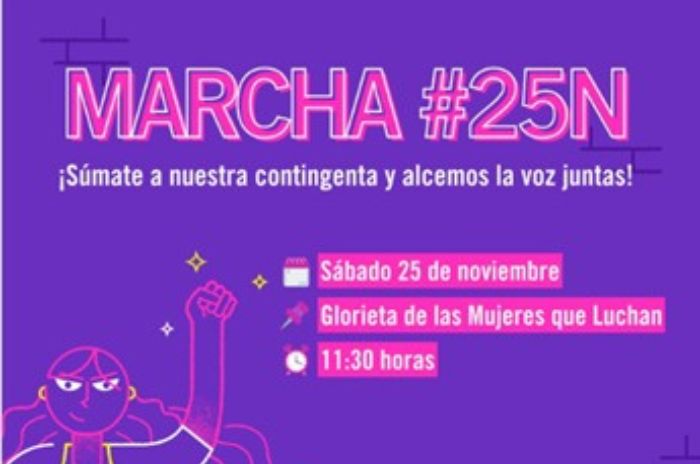 marchas 25 noviembre
