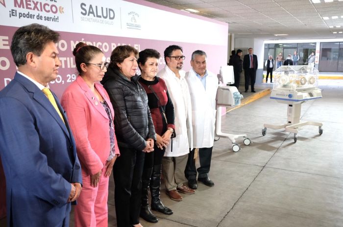 donación equipo médico hospitales maternos edoméx 
