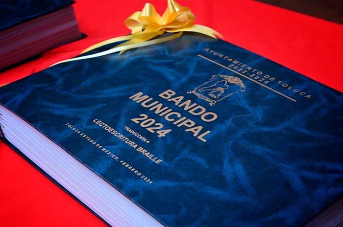 toluca bando municipal braille