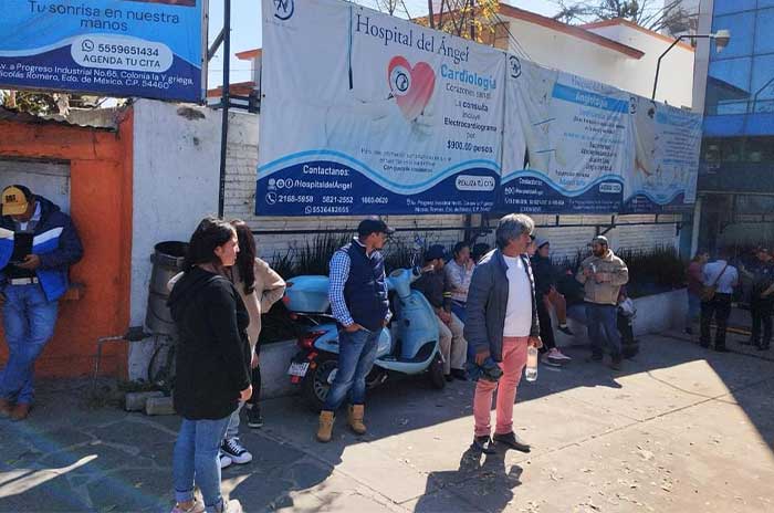 muere madre y gemelos Hospital Del angel