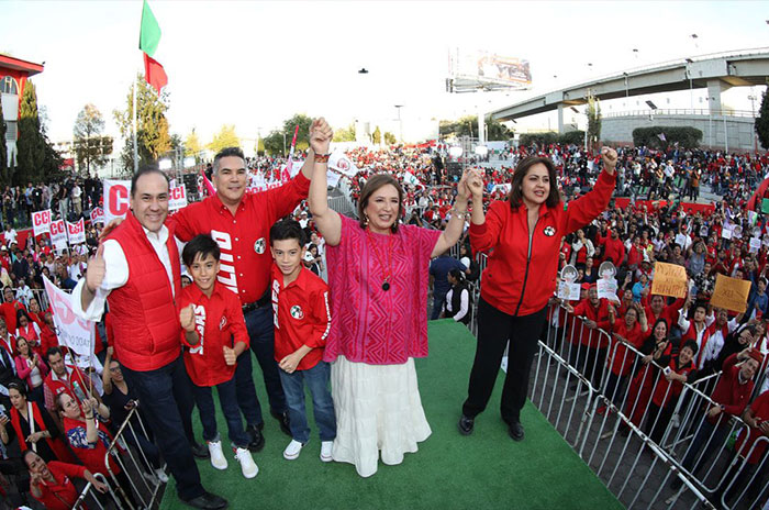 xochitl galvez gira proselitismo edomex