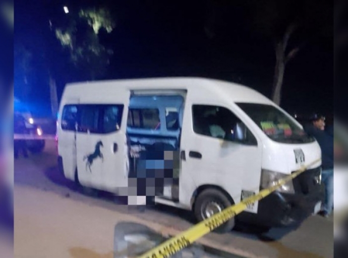 Pasajero muere en violento asalto