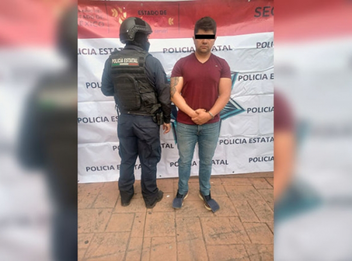 Cae sujeto ebrio tras disparar al aire en pleno centro