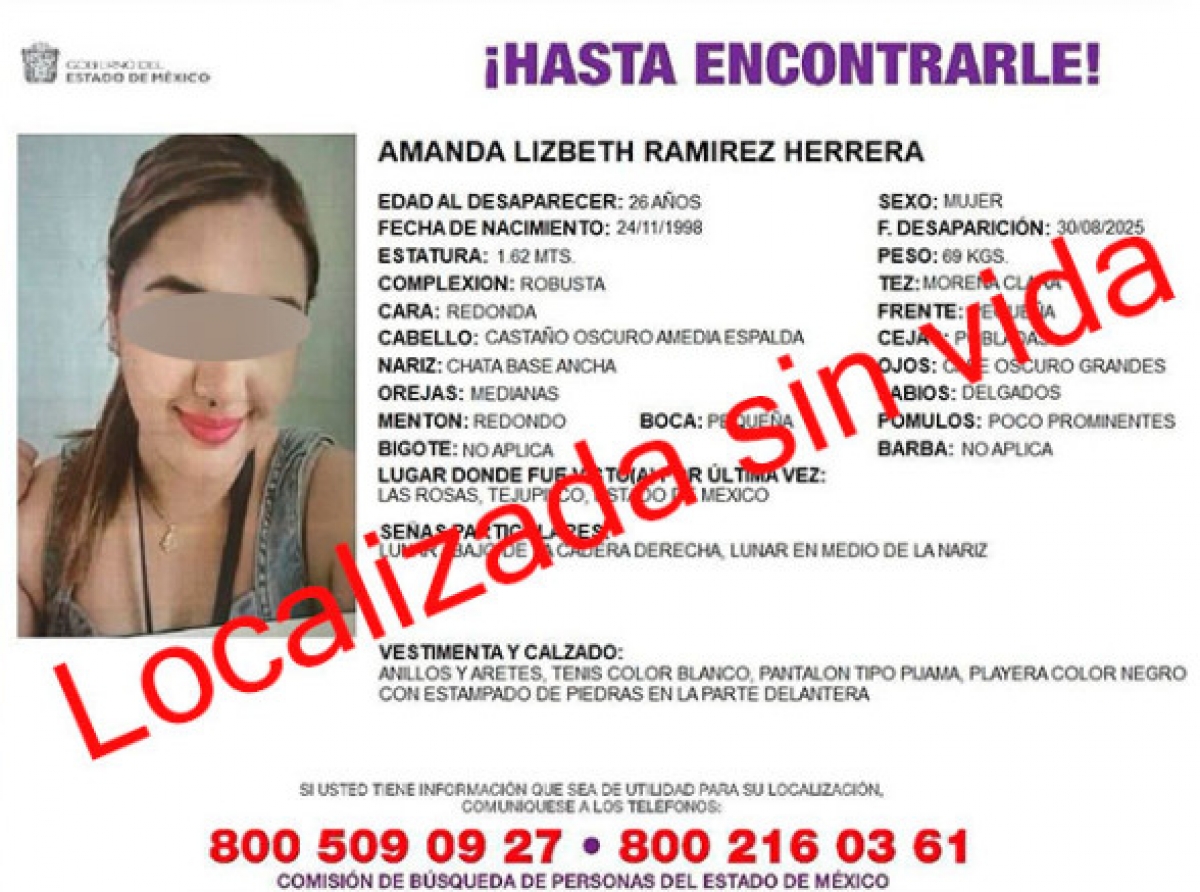 Localizan sin vida a maestra de 26 años desaparecida