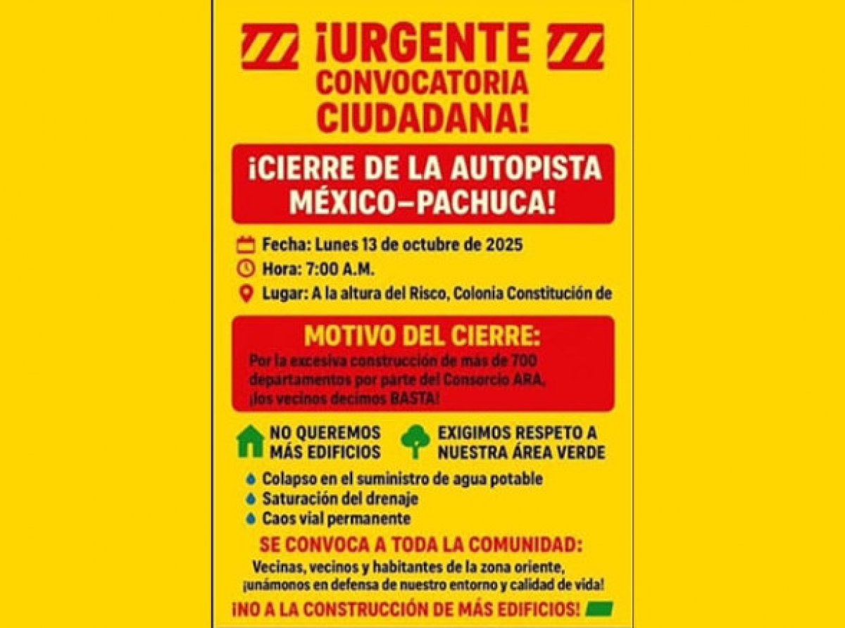 Habrá bloqueos y manifestaciones este lunes en el Valle de México