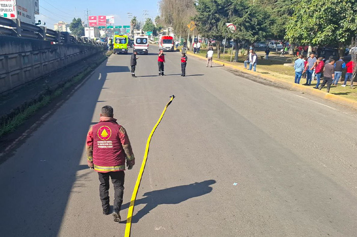 vehiculo incendio