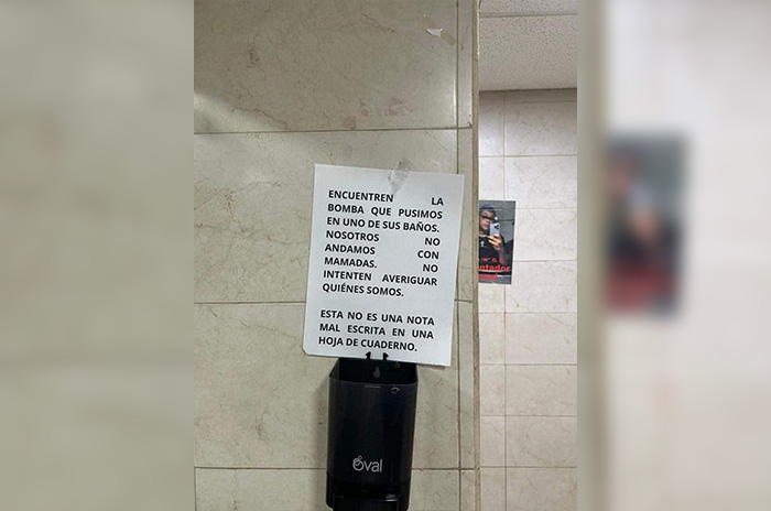 amenaza bomba