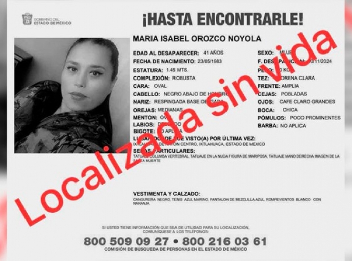 Identifican a mujer asesinada; estaba reportada como desaparecida