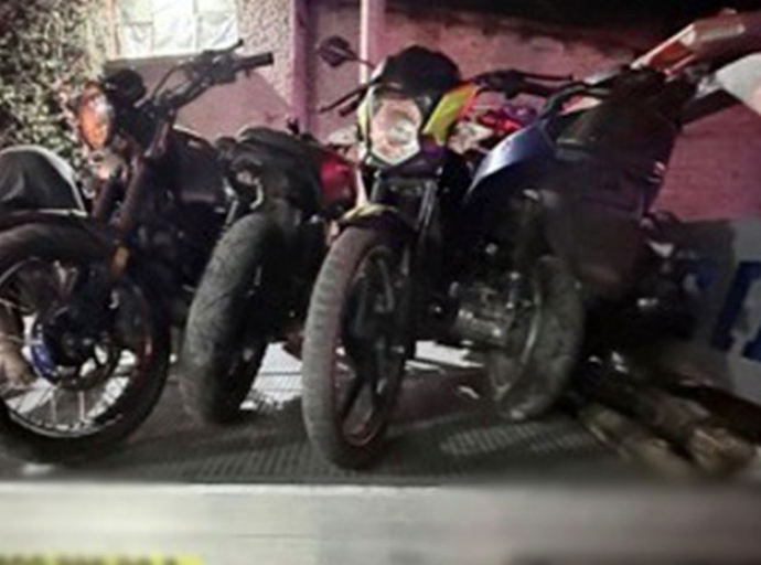 Arrestan a 7 jóvenes con droga y motos robadas