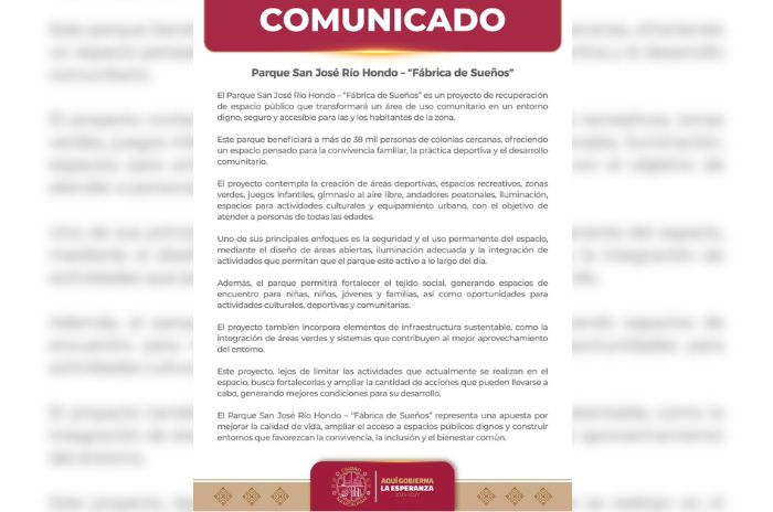comunicado