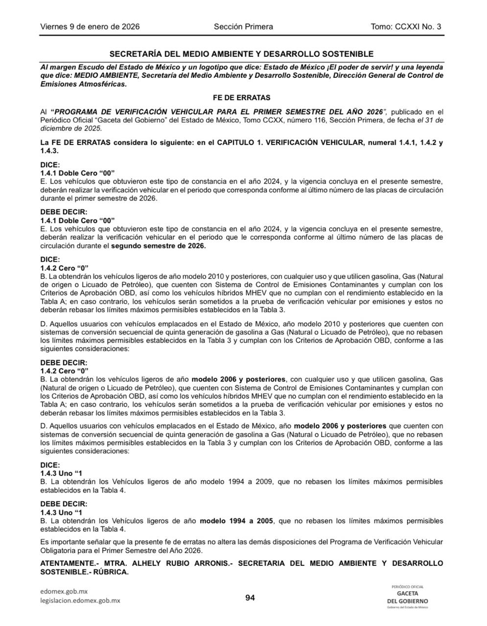 erratas