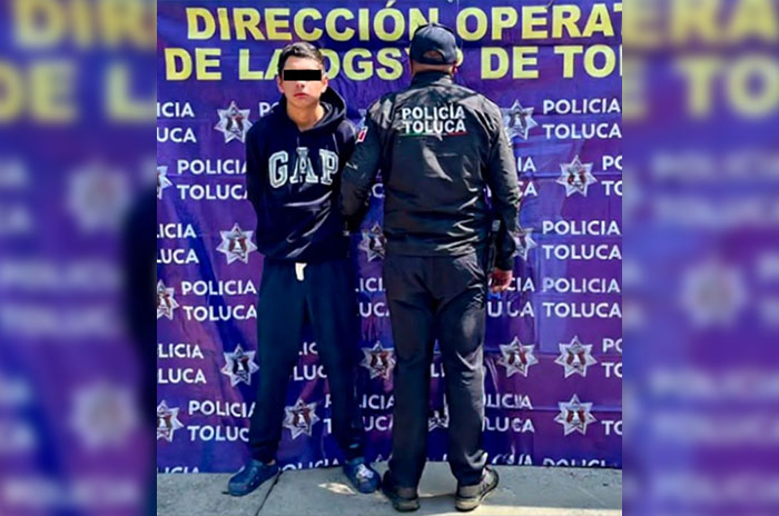 joven detenido toluca