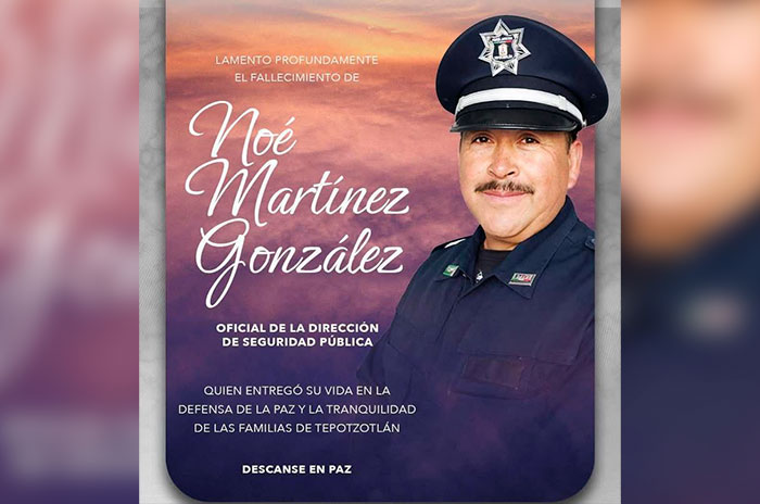 policia muerto