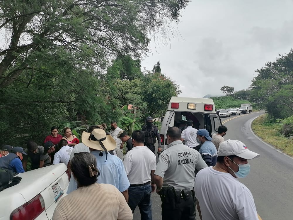 Accidente en carretera federal 134 2