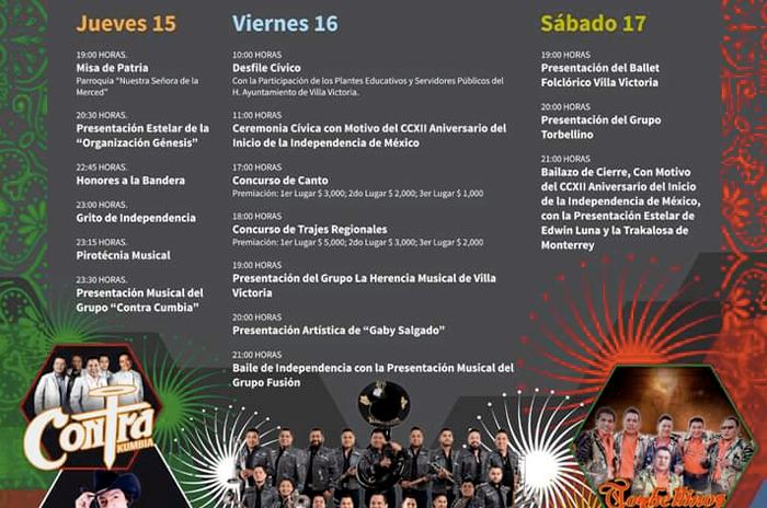 Presentan el Programa Fiestas Patrias 2022 en Villa Victoria
