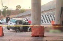 Joaquín "N" murió en el lugar, y su esposa falleció en el hospital.