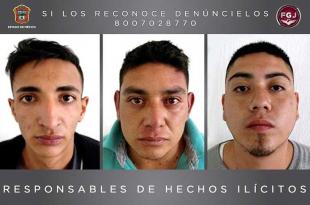 Pedro Alan Salazar Cervantes, Daniel Abiud Osorio Osorio y Juan Carlos Sauceda Rodríguez, fueron sentenciados a 60 años de cárcel