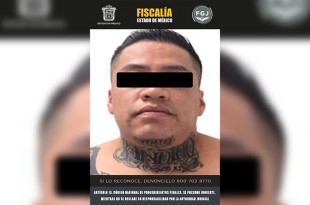 Tras ser aprehendido en la colonia La Mora, en Ecatepec, fue ingresado al Centro Penitenciario y de Reinserción Social de Nezahualcóyotl.