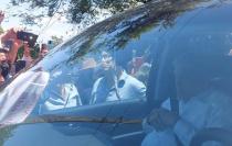 Alrededor de 100 integrantes de las secciones 7 y 40 llegaron desde las 7:00 horas de este domingo al Hospital General de zona No.1 de Tapachula.