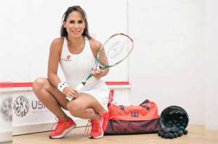 Añadió que ella siempre estuvo enfocada al squash