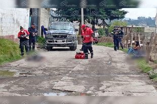 Elementos de seguridad y servicios de emergencia resguardaron la zona en Palizada, Villa Victoria.