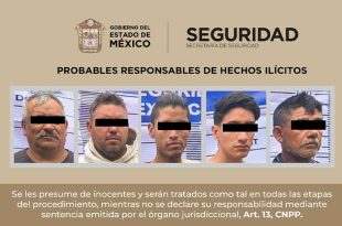Los detenidos fueron puestos a disposición del Ministerio Público.
