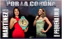 Son la campeona mundial la mexiquense Guadalupe Martínez y la clasificada número uno Lourdes "La Pequeña Lulú" Juárez, que buscarán brillar y ocupar el trono
