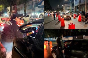 Operativos en Toluca detectan a automovilistas ebrios y aseguran más de 50 vehículos