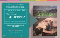 Presentan catálogo "Discursos de la piel, homenaje a Felipe S. Gutiérrez"