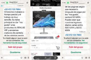 Autoridades advierten sobre grupos que simulan empleos y usan pequeños pagos para enganchar