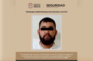 El detenido fue trasladado a la Agencia del Ministerio Público, donde se determinará su situación legal.