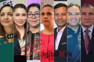 Samantha Brito, Palmira Tapia, Josefina Román, Claudia Romero, José Guadalupe Luna, Enrique Vargas, Adán Augusto López