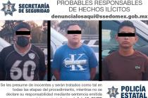 Hay tres hombres detenidos.