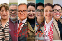 Delfina Gómez, Horacio Duarte, Óscar Flores, Laura Gonzalez, Patricia Zarza, Laura Benhumea, Azucena Cisneros