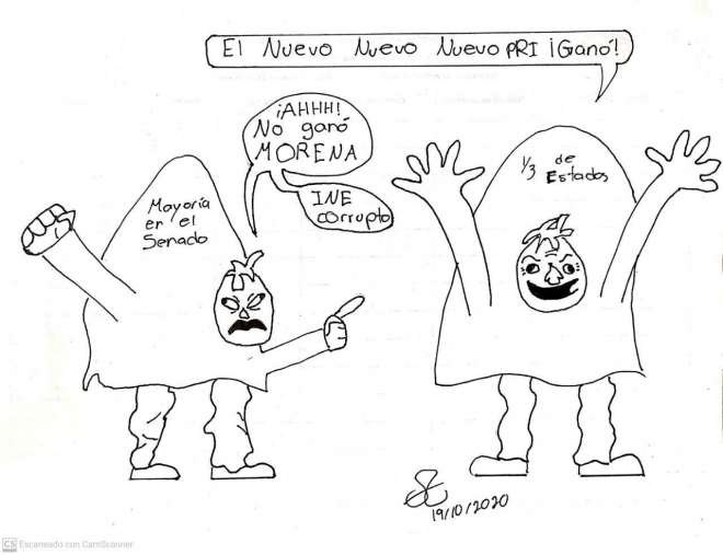 El jorobado no ve...