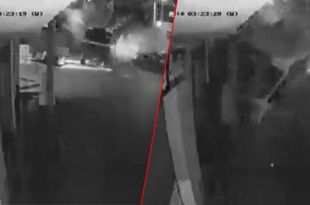 #Video: Microbús se queda sin frenos causando aparatoso accidente, en Edoméx