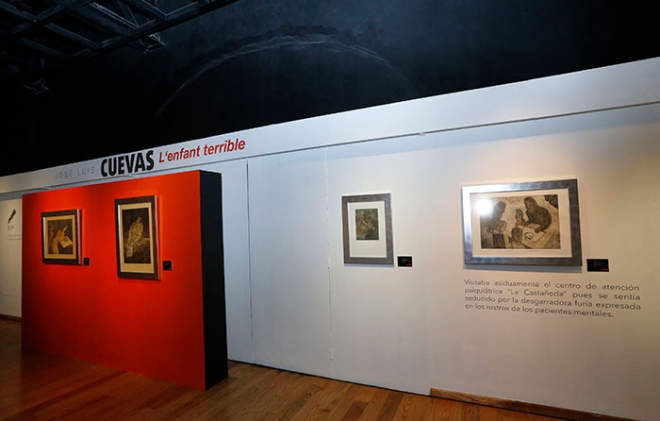 Inaugura UAEM muestra pictórica “José Luis Cuevas L'Enfant terrible”