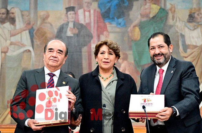 #Video: Obras, educación y salud, retos para el segundo año de gobierno: Delfina Gómez
