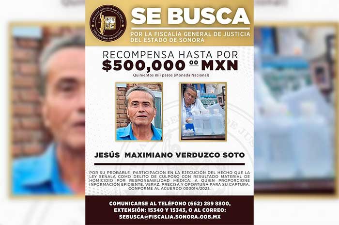 El caso está relacionado con sueros vitaminados aplicados en Hermosillo
