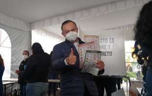 Raymundo Martínez Carbajal candidato por la coalición "Va por el Estado de México" (PRI-PAN-PRD)