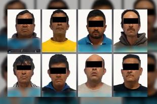 La Fiscalía aseguró tres vehículos durante el operativo en el municipio de Cuautitlán Izcalli.