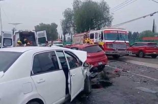 Video: Fuerte choque en la México-Pachuca deja cinco lesionados